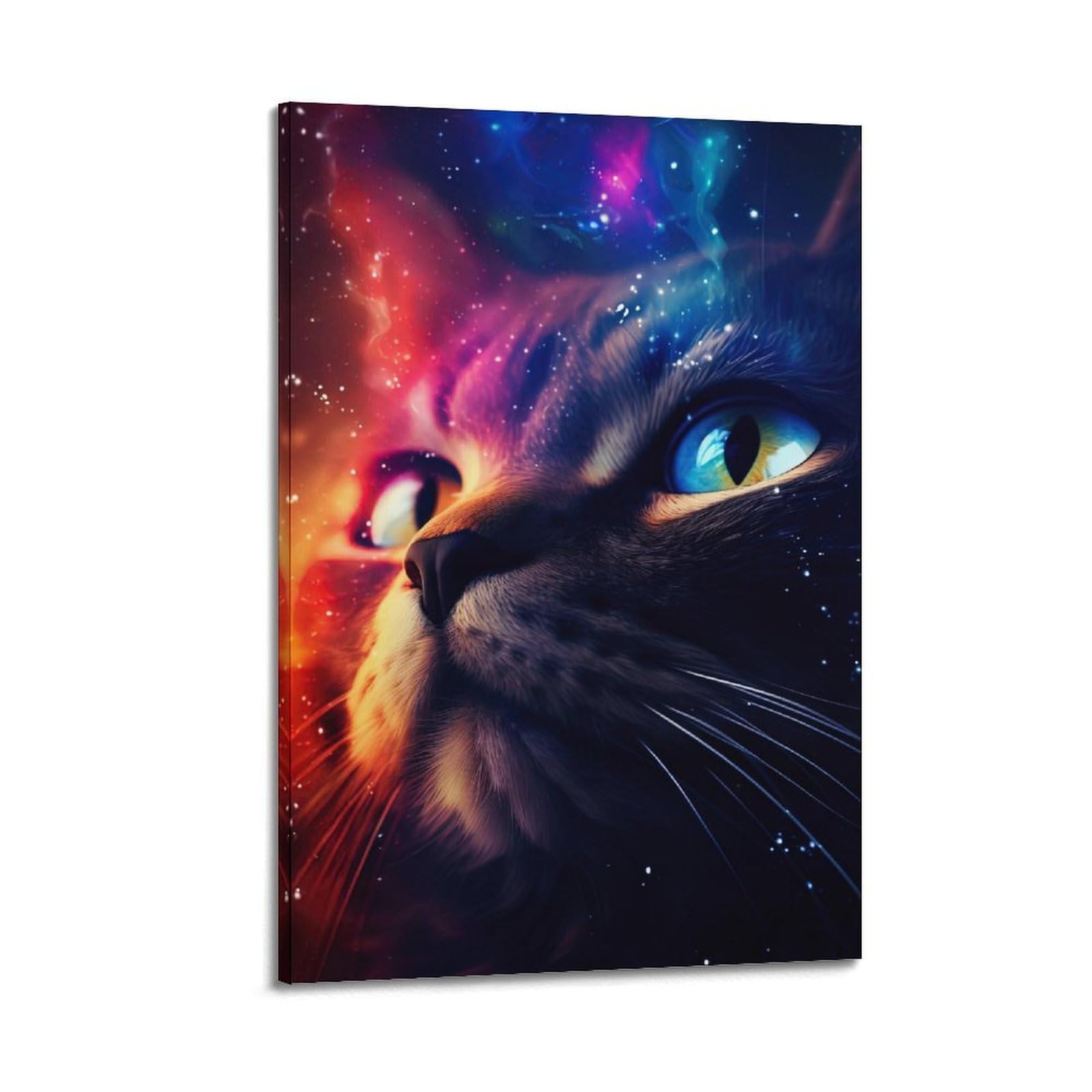 Lvalogy Animal Artwork Poster Adorable Kitten Art Poster
