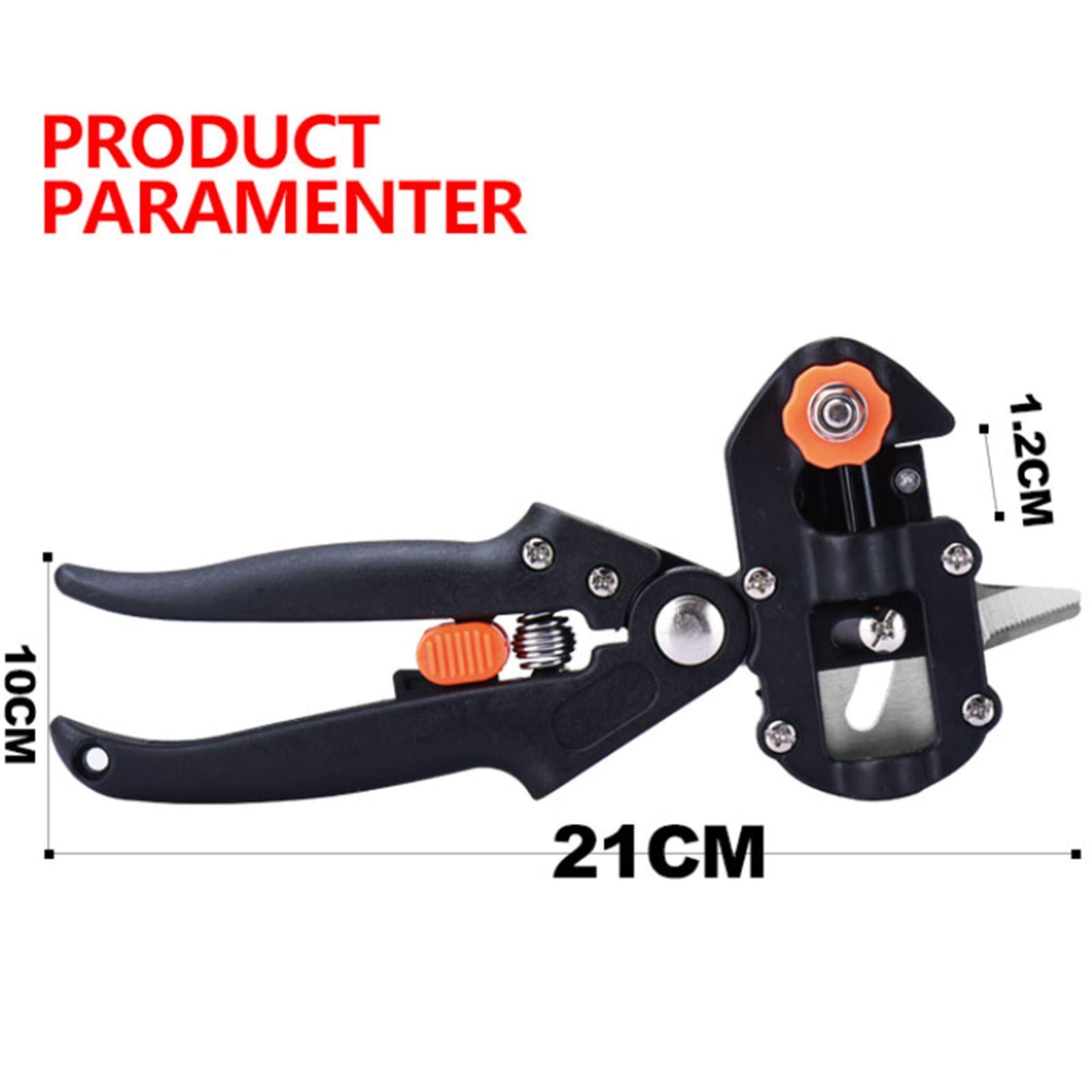 Attrezzi per innesti da giardino - Cesoie per innesti, cesoie per innesti Lame di ricambio Ramo di piante Ramoscello Vite Kit di utensili da taglio per alberi da frutto Giardino o prato