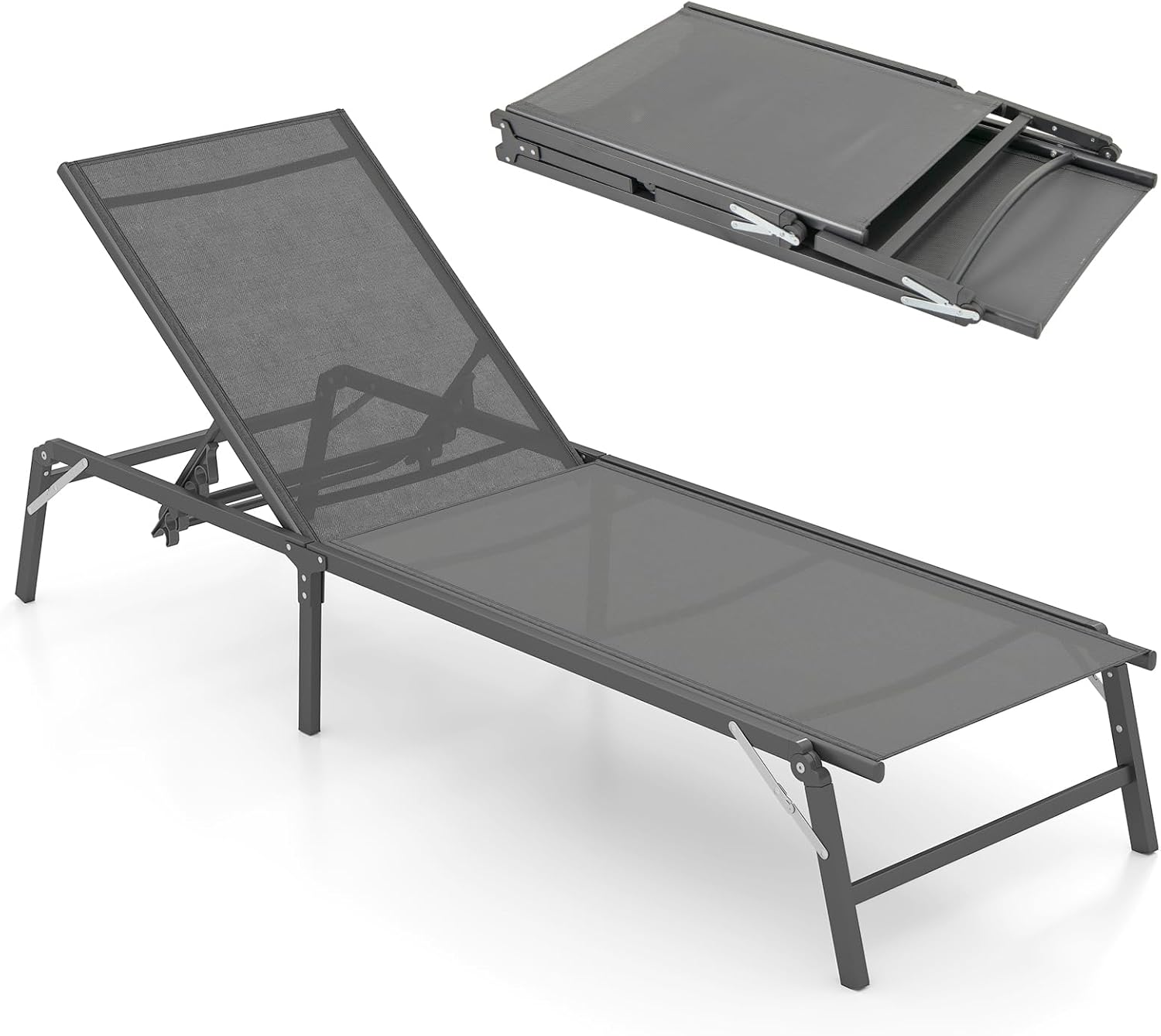 COSTWAY Tumbona Jardin Exterior