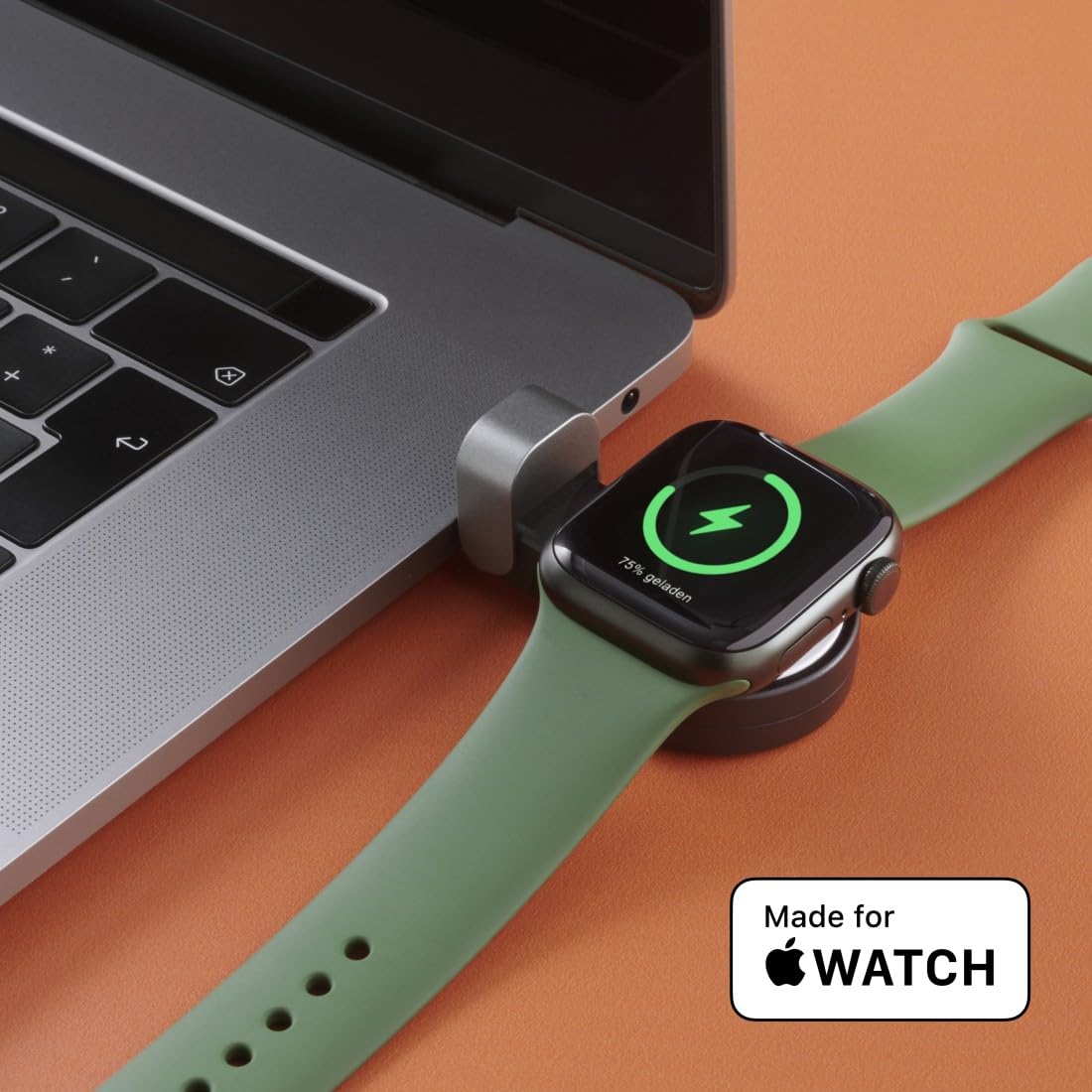 Hama ładowarka magnetyczna do Apple Watch (bezprzewodowa, do zegarka, smartwatcha, przenośna, szybka) czarna