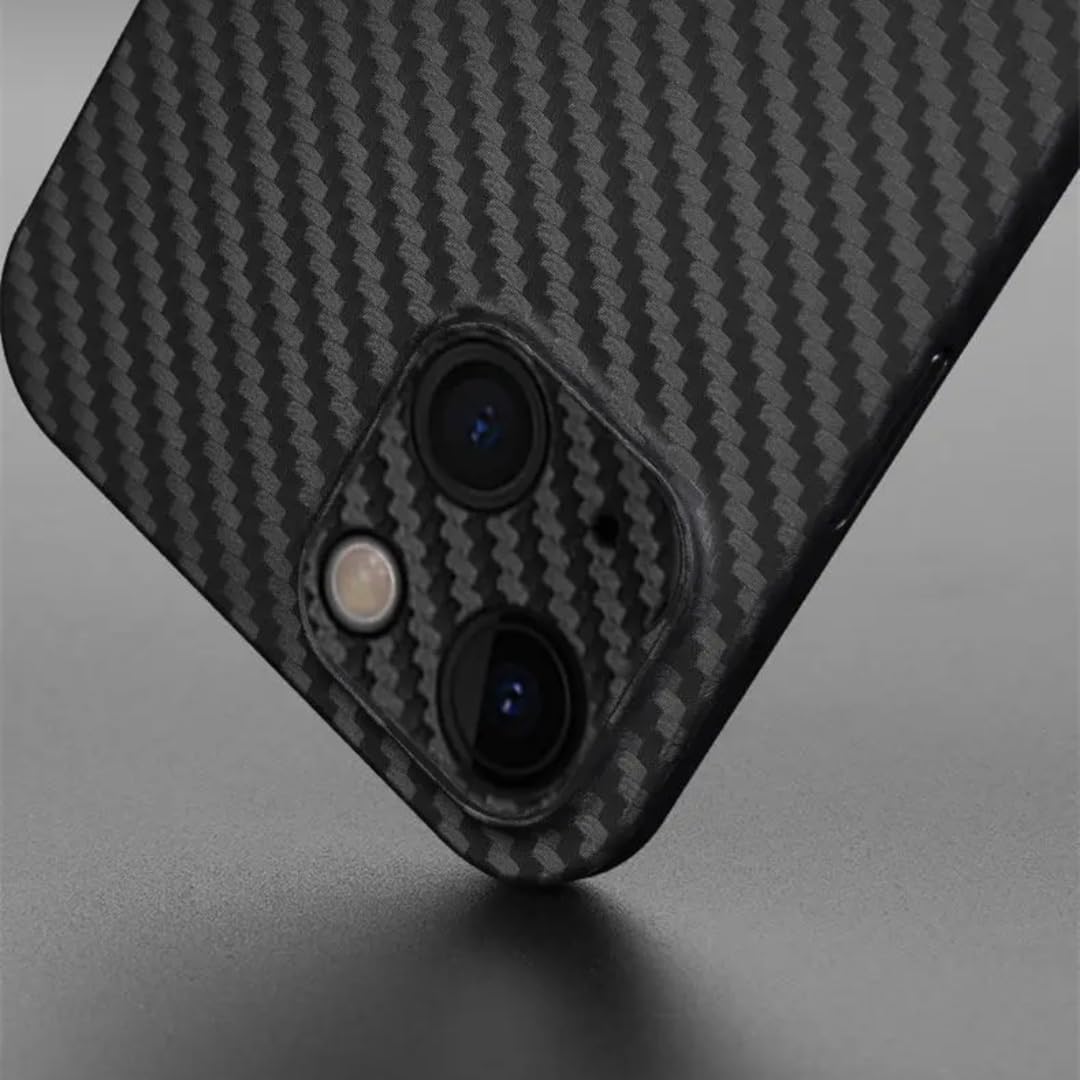Amazon.co.jp: JIASHM iPhone 14用 超薄型カーボンファイバーケース