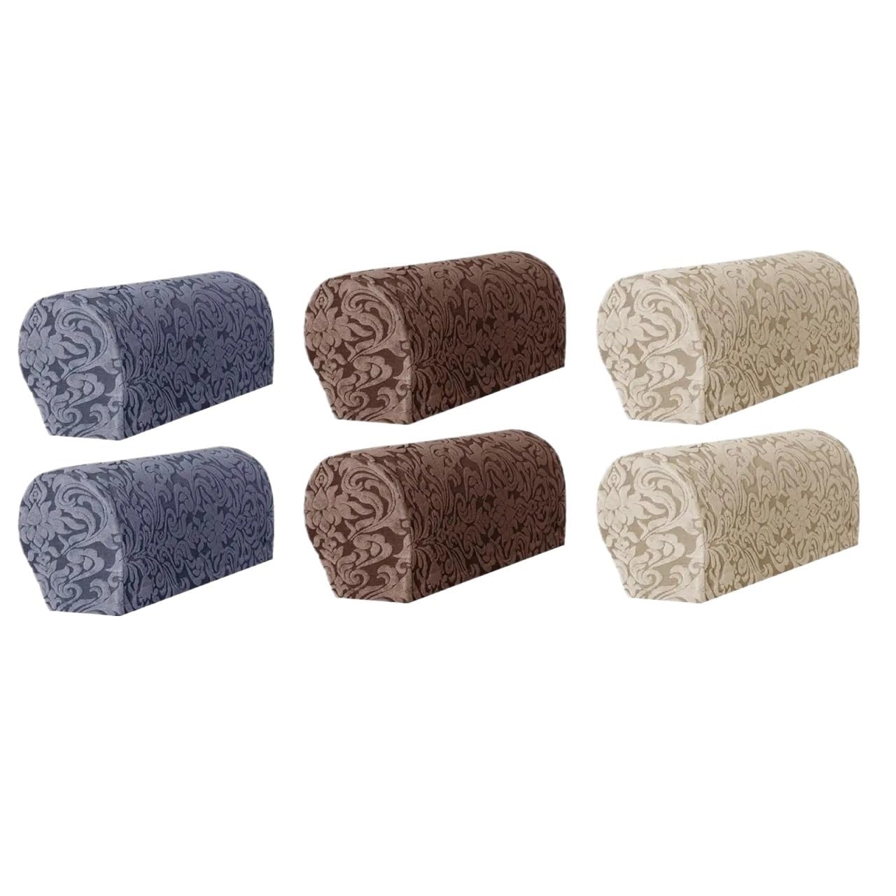 Zovloer Arm Chair Covers 3sets High Stretch Sofa Armrest Covers Jacquard Armchair Slipcovers Protector Detachable More Flexible Accessories For Recliner Armchairs Sofas Couch(ColorB)