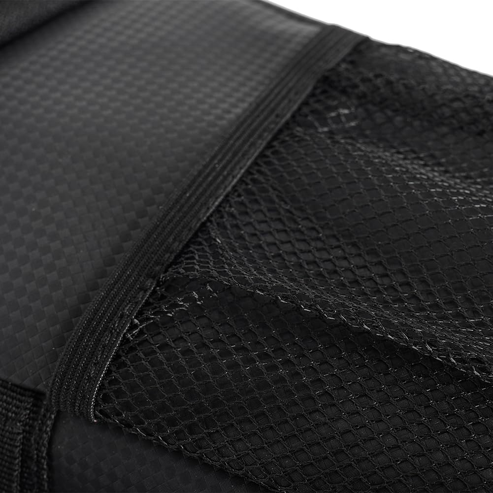 Borsa anteriore da 8L per bicicletta, grande capacità, touch screen, impermeabile, con striscia riflettente, per mountain bike, bici da strada