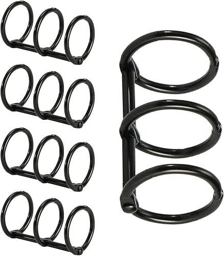 5 Pcs 3 Rings Book Rings 20/30mm Metal Binder Rings