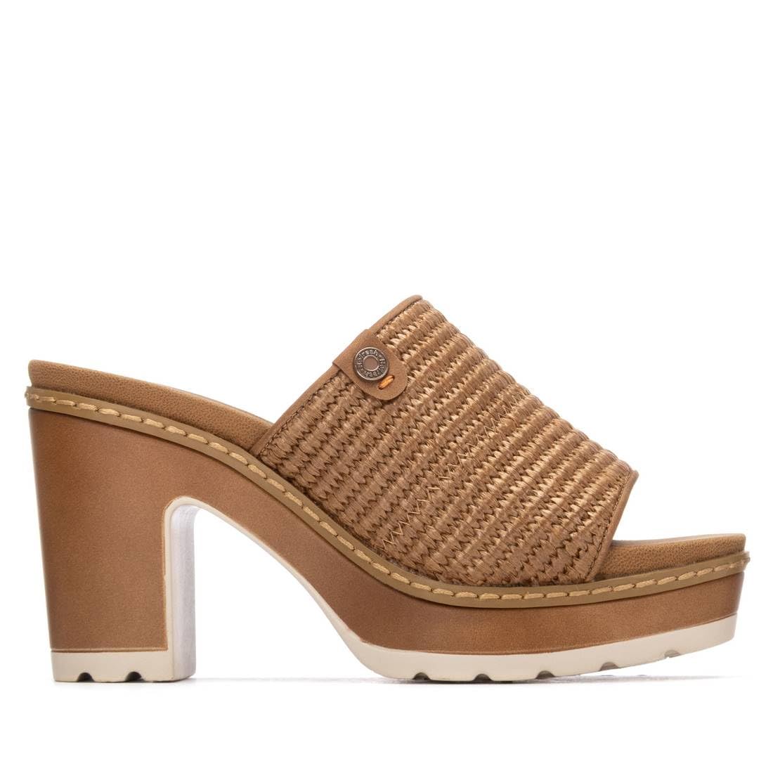 REFRESH 175282 SandalWoman, Camel, 8 UK