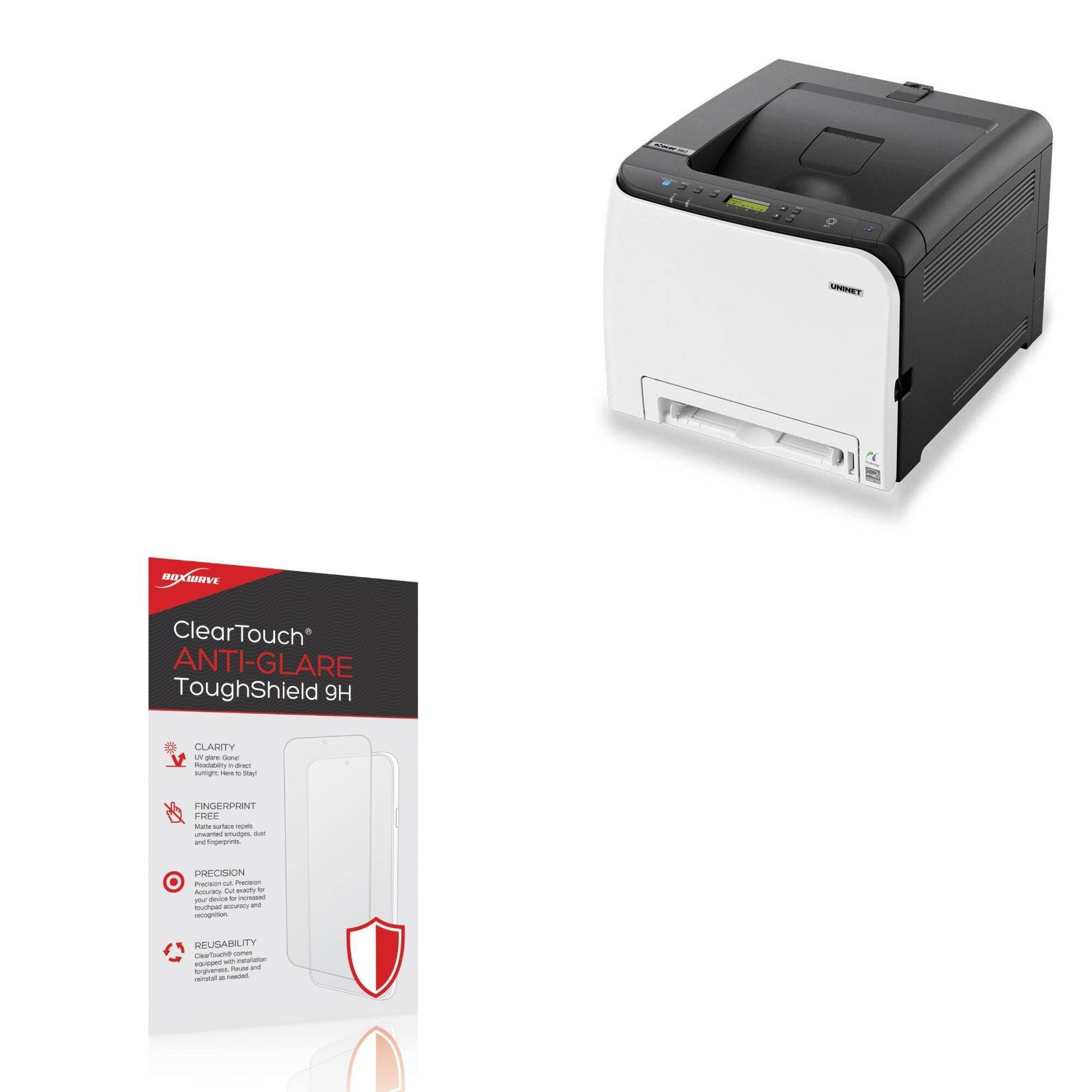 BoxWave Screen Protector Compatible With Uninet IColor 350 - ClearTouch Anti-Glare ToughShield 9H (2-Pack), Anti-Glare 9H Tough Flexible Film Screen Protector