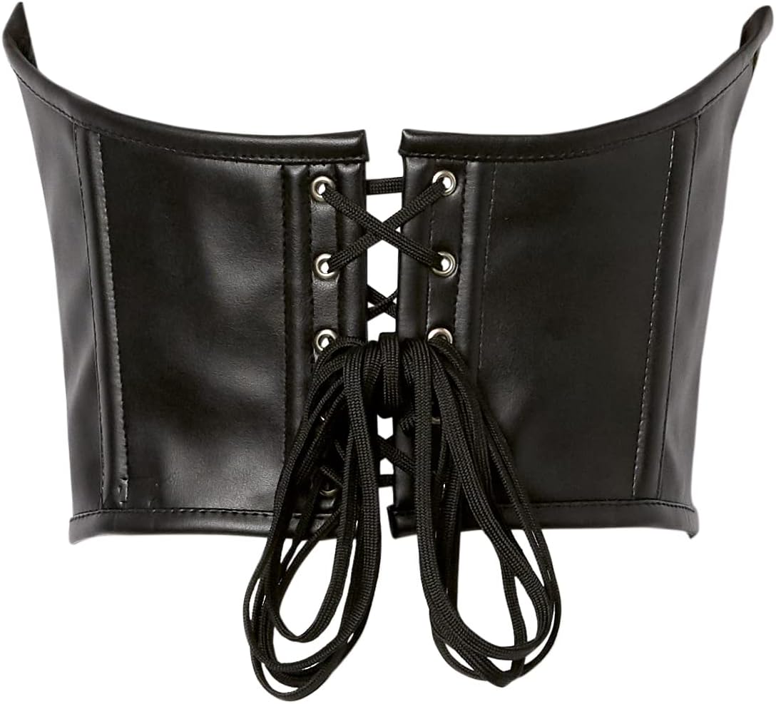 Daisy corsets Women's Lavish Faux Leather Underwire Cincher Corset