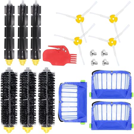 20PCS Kit de Recambios Roomba Serie 600, Accesorios Compatibles con Roomba  serie 600 605 606 610 615 620 625 630 632 639 650 660 671 675 681 696  Filtros y Cepillos Roomba 600, Repuestos Roomba : Amazon.es: Hogar y cocina