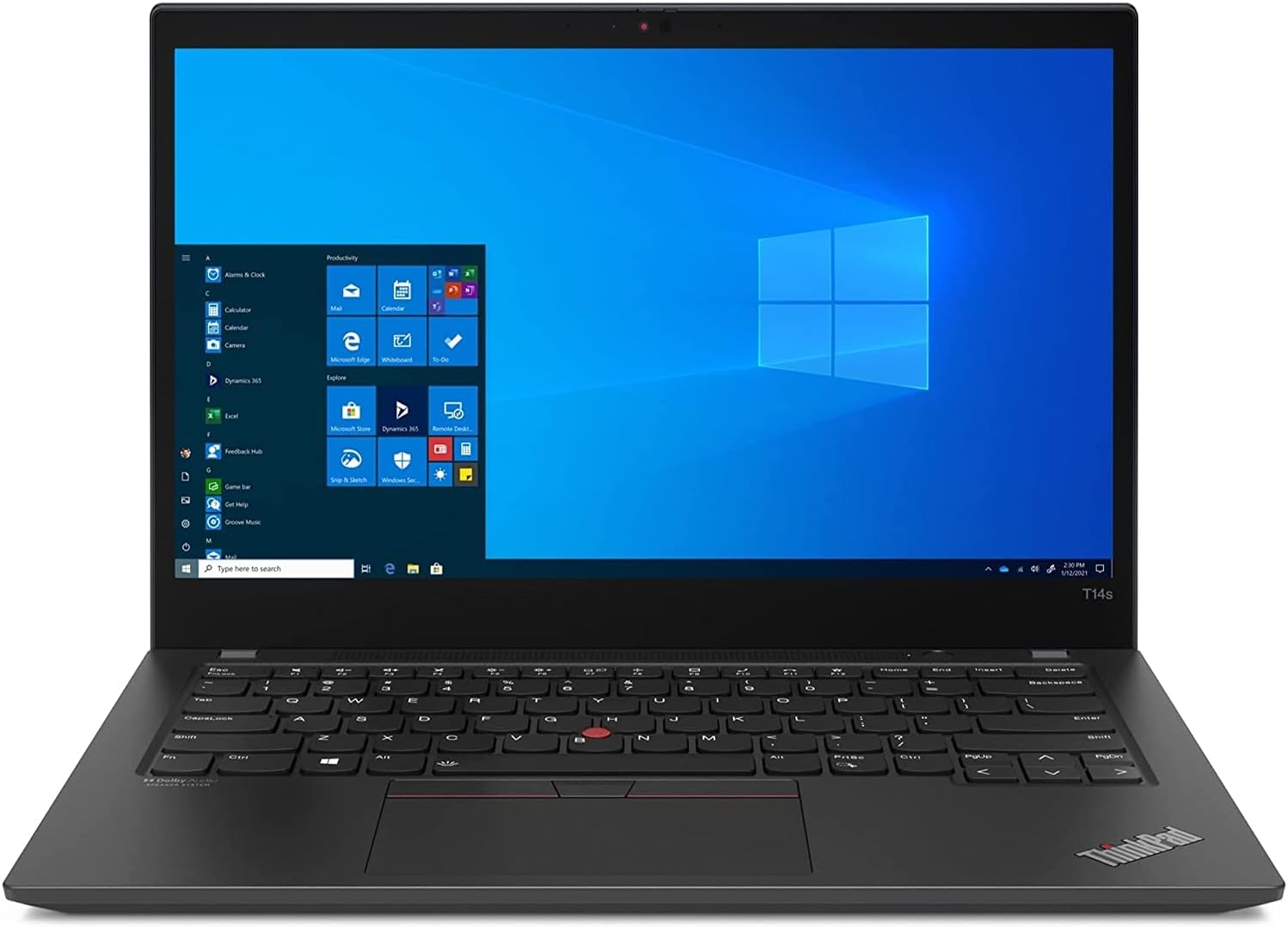 Latest Lenovo ThinkPad T14s Gen 2 Ultra-Thin, 11th I7-1185G7(beats I7-1165G) 14.0" FHD (1920 x 1080) IPS Anti-Glare Touchscreen 500 nits, 16GB DDR4, 1TB SSD, WiFi 6, Weigh 2.99 lbs, Win 10 Pro - Black
