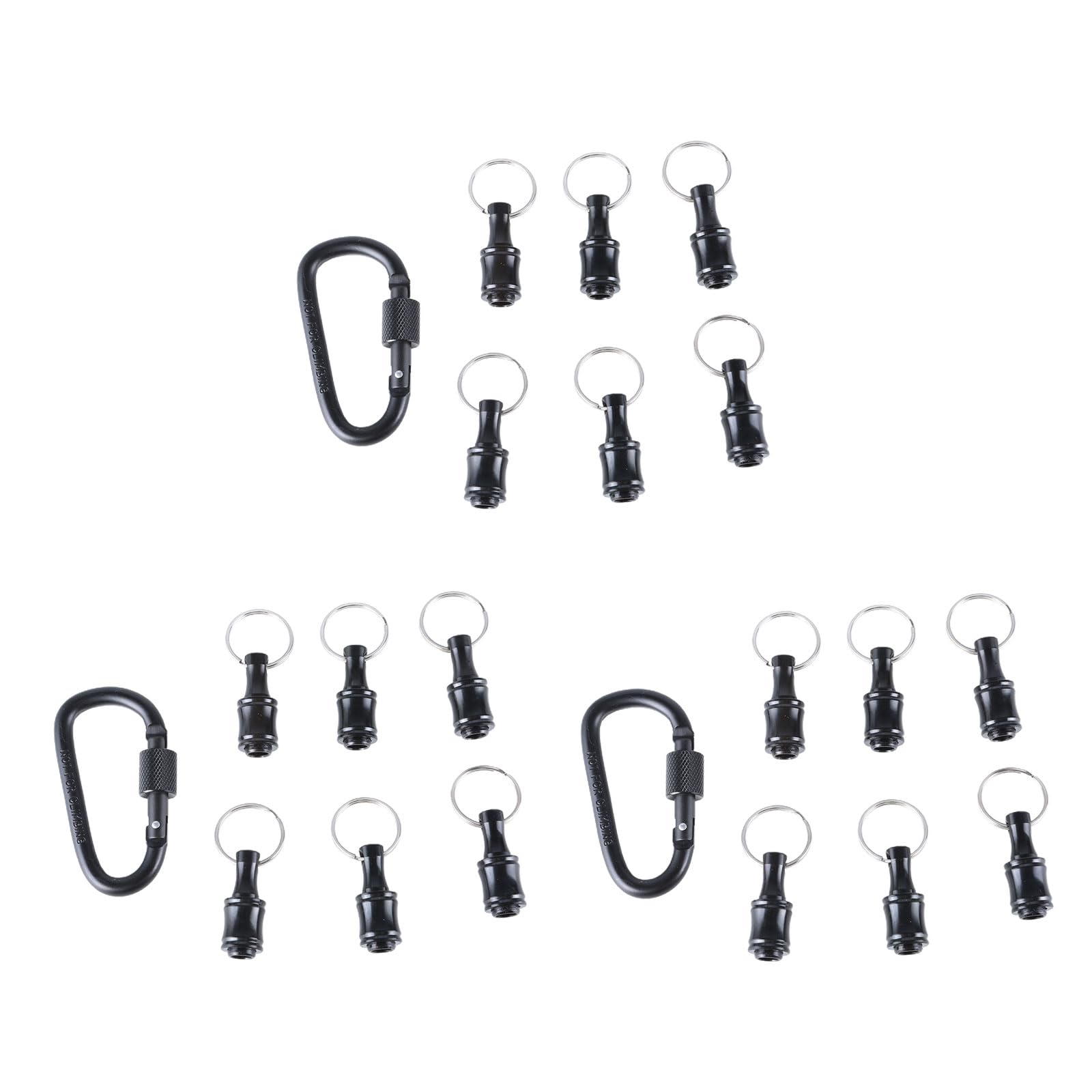 Organizador de brocas de 1/4 llavero portátil para puntas hexagonales