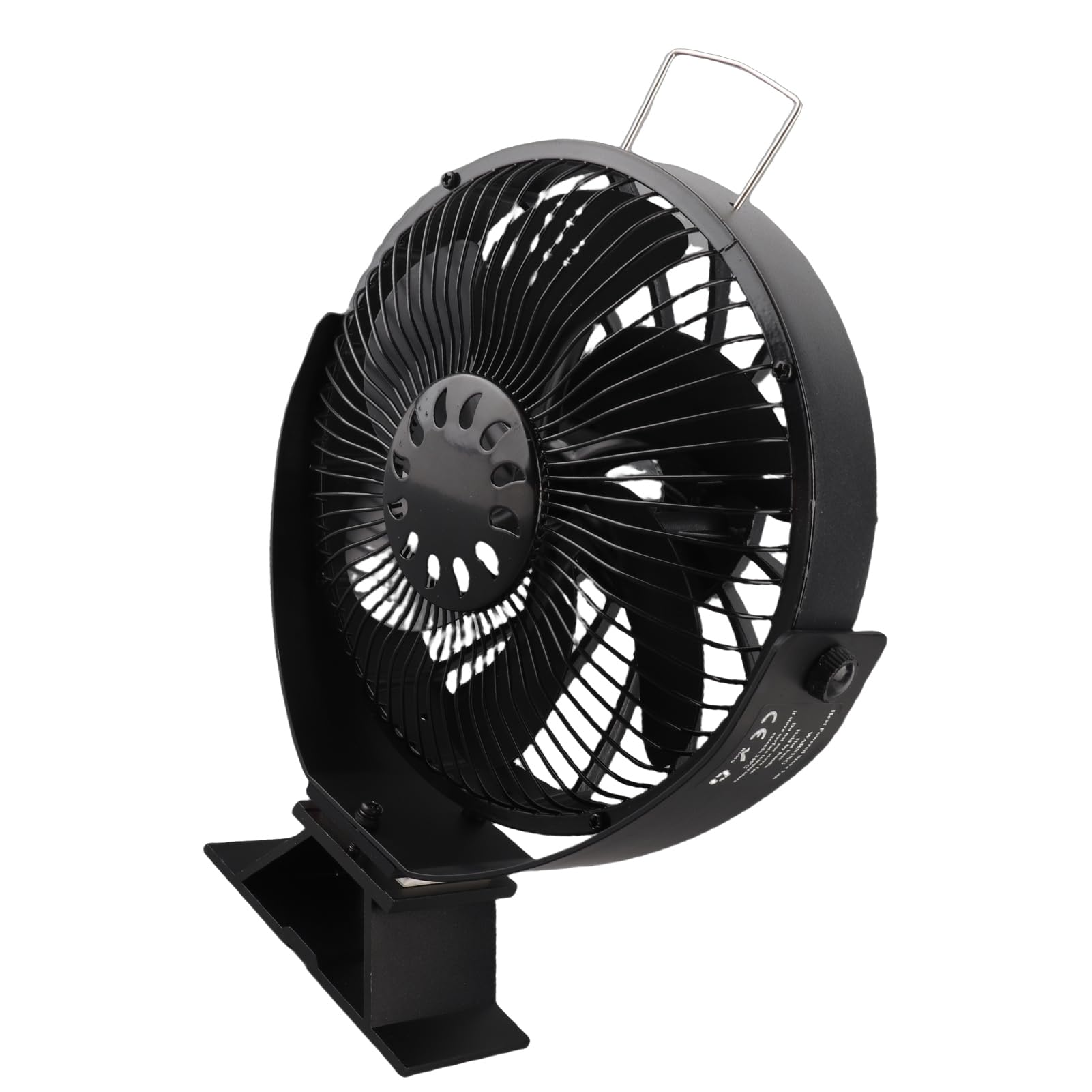 HEEPDD Ventilador para Chimenea Accionado por Calor, 6 Aspas, Silencioso, con Cubierta Protectora y para Estufa de Leña, Cenador