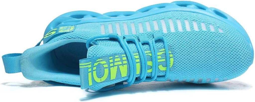 Jakcuz Women's Lace Up Walking Shoes Breathable Ultra Lightweight Sport Casual Ladies Girls Fashion Platform Sneakers - Image 6