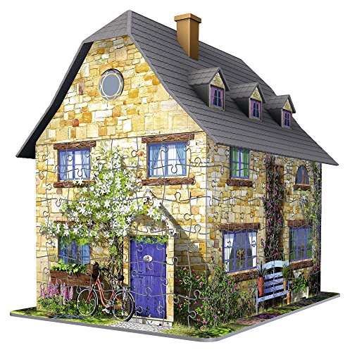Ravensburger 12585 - Englisches Landhaus, 216 Teile 3D Puzzle-Bauwerke – Bild 3