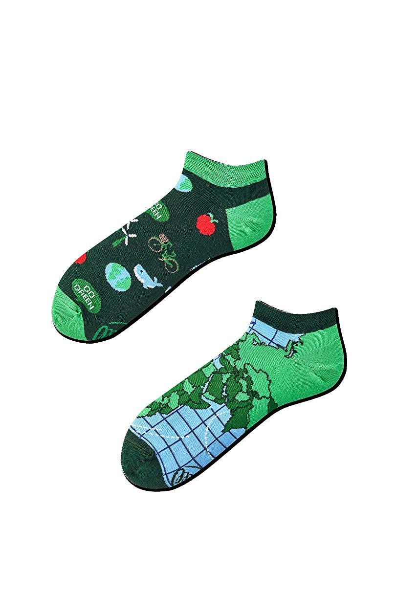 Chaussettes de sport Save the Planet Many Mornings Vert 35-38 - 2
