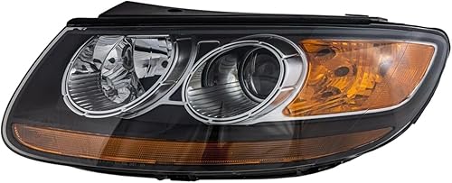 EPIC LIGHTING Faro delantero halógeno estilo OE de repuesto para HYUNDAI 2007 SANTA FE (hasta 071107) HY2502139 921010W060 Lado izquierdo del