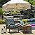 Arden Outdoor Deep Seat Cushion Set, 24 in x 24 in, Weather-Proof, Rain-Proof, Fade Resistant Patio Cushion for Chair, Sofa, and Couch 24 x 24, Sapphire Aurora Blue Damask
