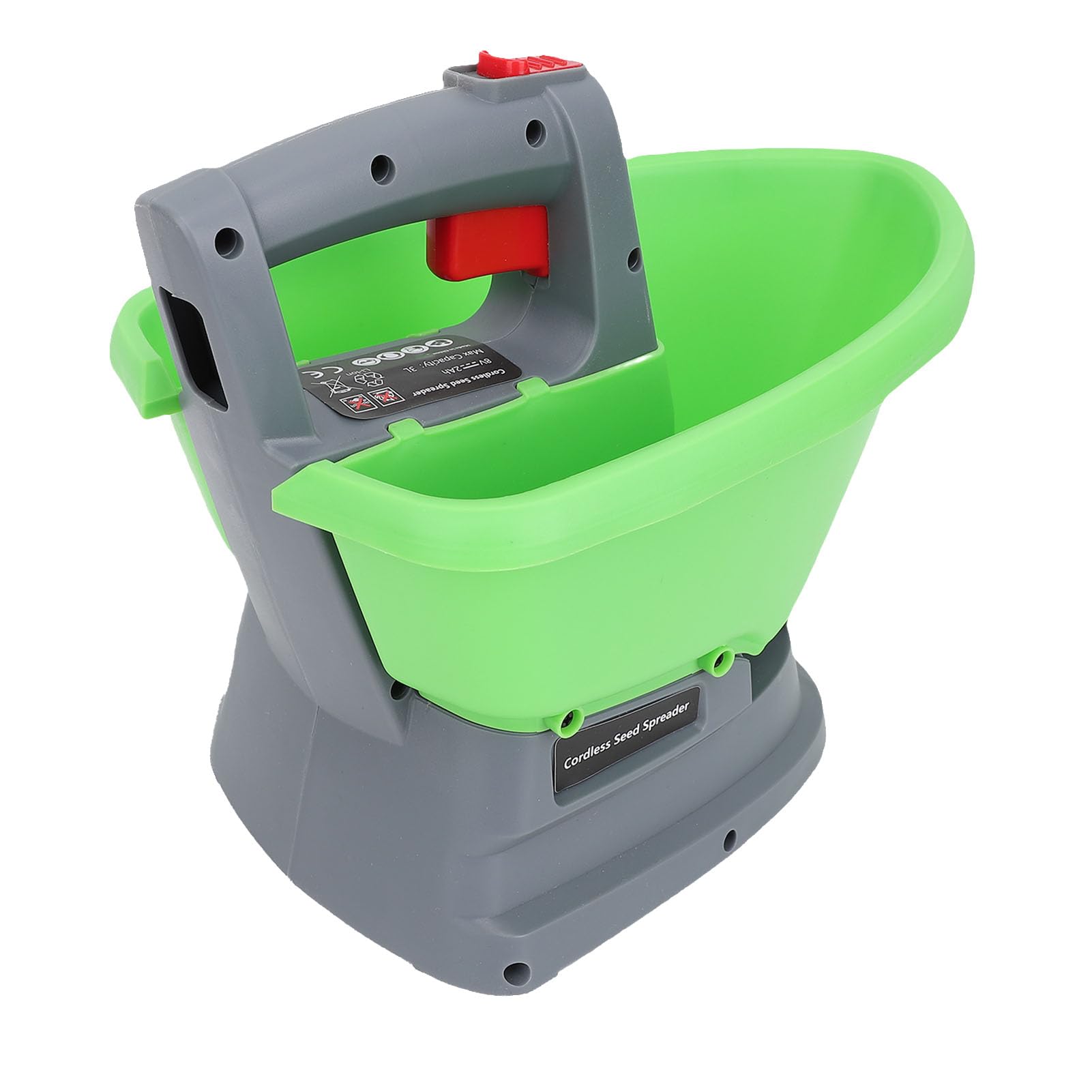 Spanditore Portatile da 3 Litri, Motore Silenzioso da 2600 Giri/min, Alimentato a Batteria, Impugnatura Ergonomica per Fertilizzante, Salgemma, Ghiaccio Sciolto