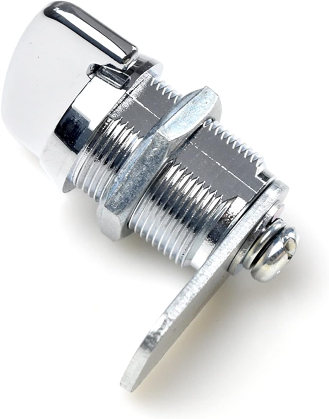 Thumb Operated Offset Cam Lock Zinc Alloy Chrome Finish for Box Cupboard Locker Yacht Car Bathroom Window Hardware 1Pcs