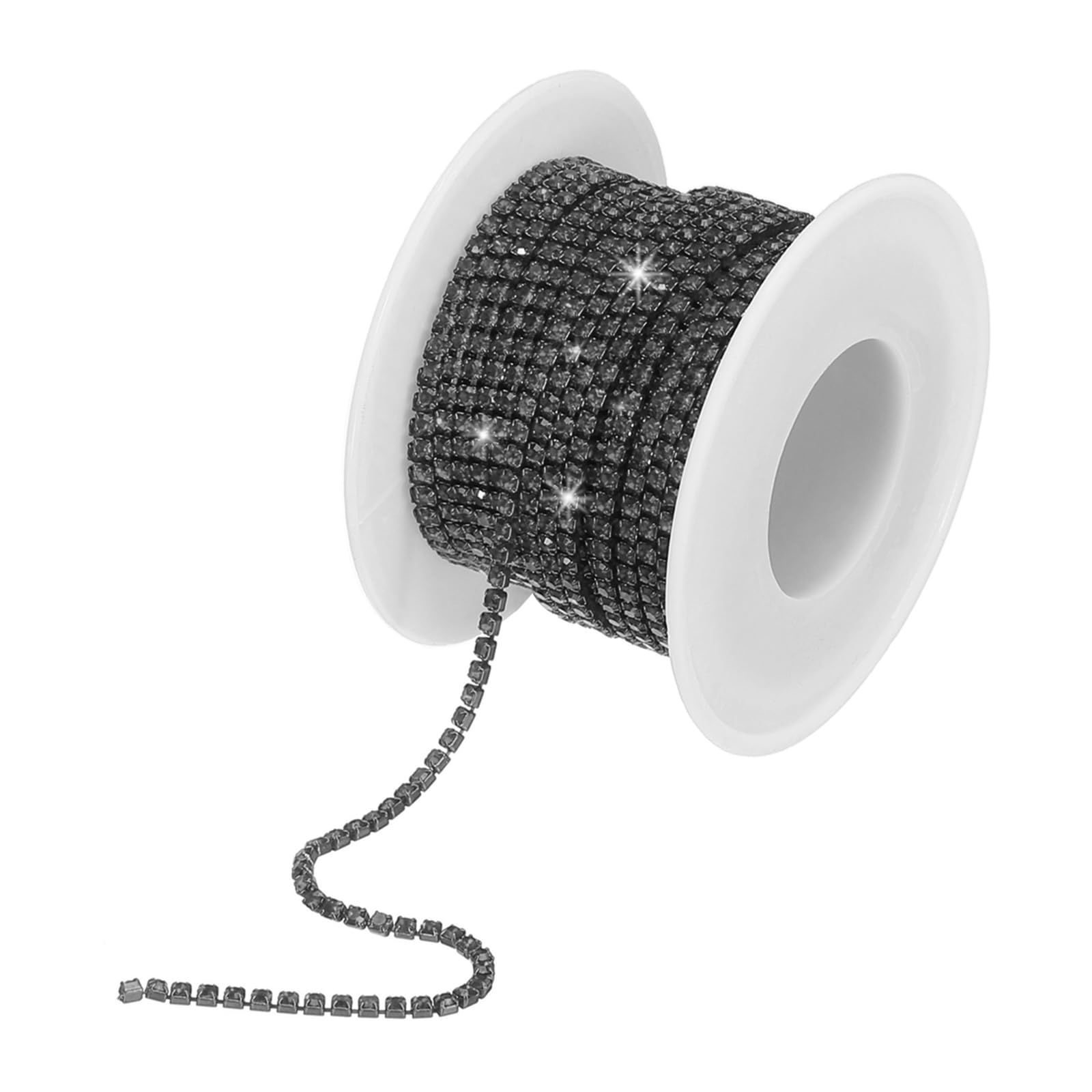 Chaîne de strass 2mm cristal clair ruban diamant griffe couture diy bijoux mariage 10 yards