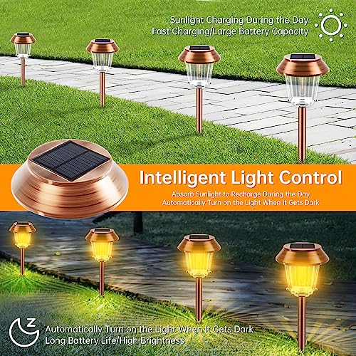 Fortand Luci Solari per Giardino Esterno, 4 Pezzi