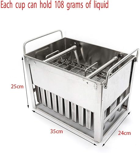 Miniatura 2 de Ethedeal 30PCS Ice Cream Stick Mold, Stainless Steel Pop Popsicle Mold Kitchen Frozen Lolly Mold DIY Ice Cream Maker (30PCS)