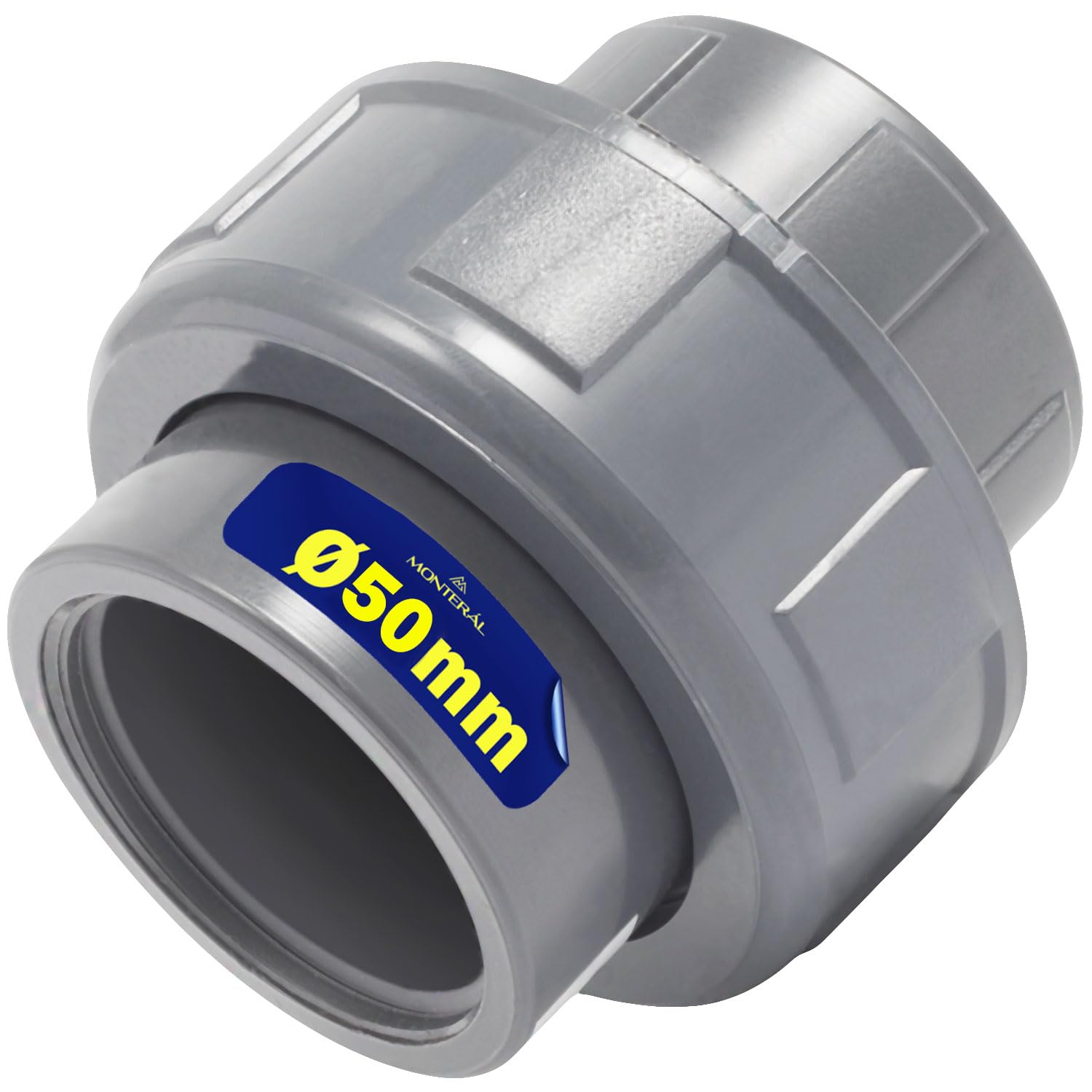 Detachable Pipe Coupler PVC U Ø 50 mm Consists of 3 Parts and is Installed with Glue - Warranty 10 Years – MONTERAL