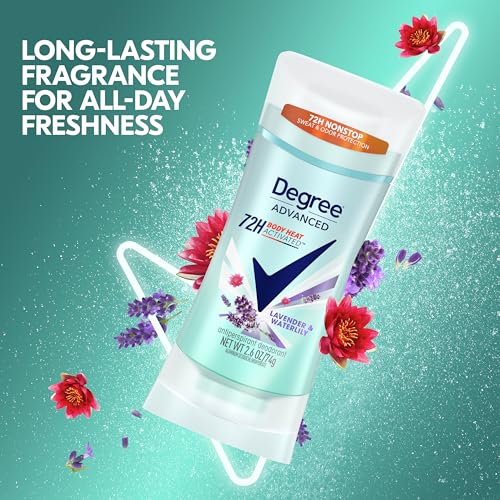 Degree Advanced Protection Antiperspirant Deodorant Lavender & Waterlily For 72-Hour Sweat & Odor Control For Women thumb #3