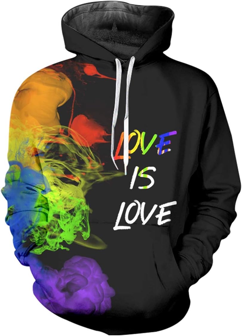 pinata Gay Pride Pullover Hoodie Men 3D Printed Hooded Sweatshirt Casual Pockets