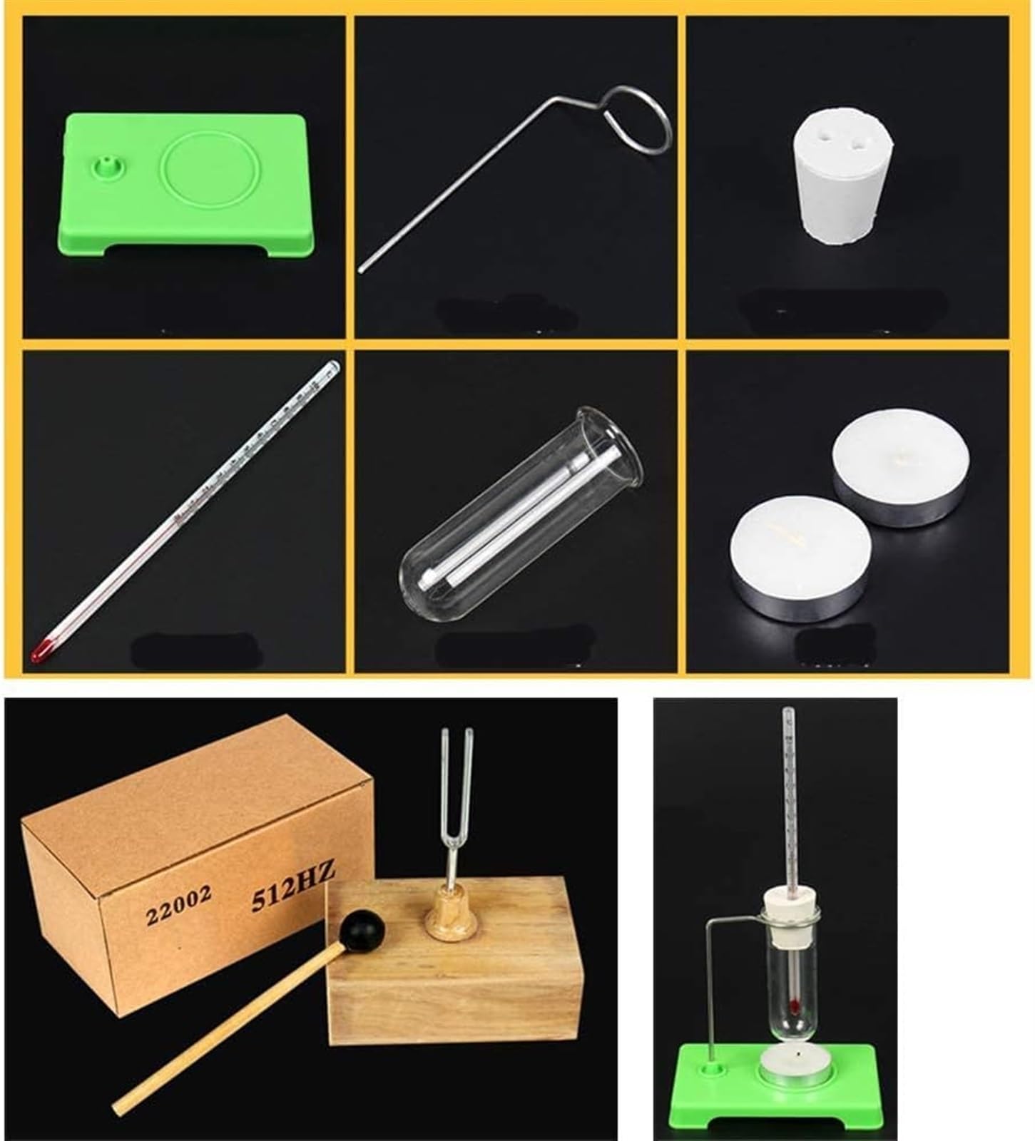 Kit Completo per Esperimenti di Fisica: Equilibrio delle Forze, Attrito, Pressione, Elettromagnetismo. Set Completo per Laboratori Scientifici.