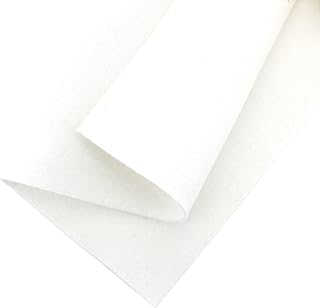 HairBow Center HBC Merino Wool Blend Felt Crafting Sheets (8 5/8''x11 5/8'') - White
