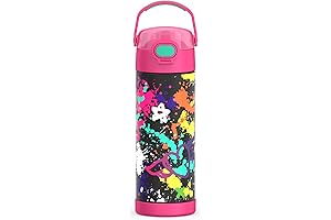 FUNTAINER 16 Ounce Thermos Water Bottle, Perfect for School and Outdoor Activities