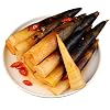 Hand Peeled Bamboo Shoot,Pickled Pepper Crispy Bamboo Shoot,200g/pack,Fresh Mountain Pepper Bamboo Shoot,Pickled Vegetable,spicy strips,Latiao,Chinese Famous snack gifts pack Original flavor,2pack