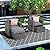 JOIVI 5 Piece Outdoor Patio Furniture Set, Wicker Patio Conversation Sets, Patio Rattan Chairs with Cushions, Ottoman and Coffee Table for Porch, Balcony, Garden (Gray Cushion)