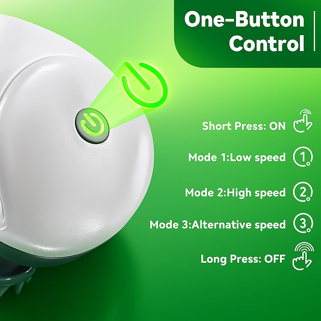 88 Ultra-Soft Silicon Nodes Primate Rechargible Electric Head Masagar-4 Cardless Scalp and Body Massage Tools With Deep Dana Rotating Head