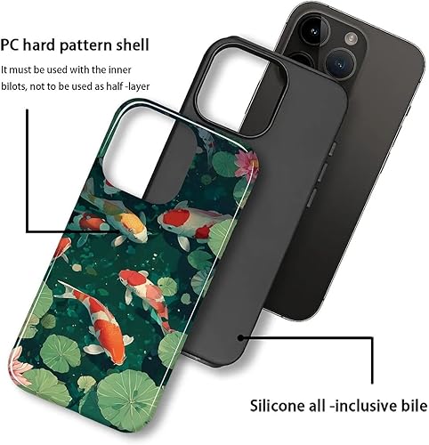 Miniatura 427 de Funda para iPhone 11 Pro Funda, Diseño de Patrón de Mosaico de Vidrio en Tono Verde - Protección Dual Híbrida Silicona + PC Duro Resistente a Golpes