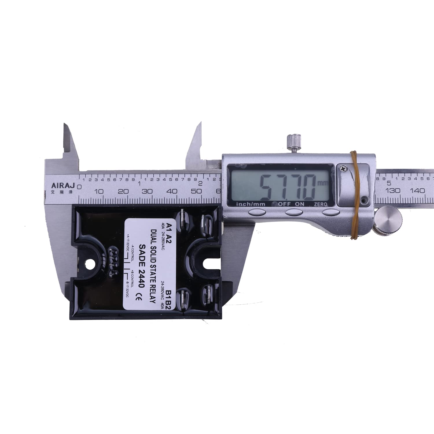 D2440DE Dual Solid State Relay SSR 17-32VDC Input 280VAC 40A Compatible with Crydom Zero-Crossing Resistive Loads