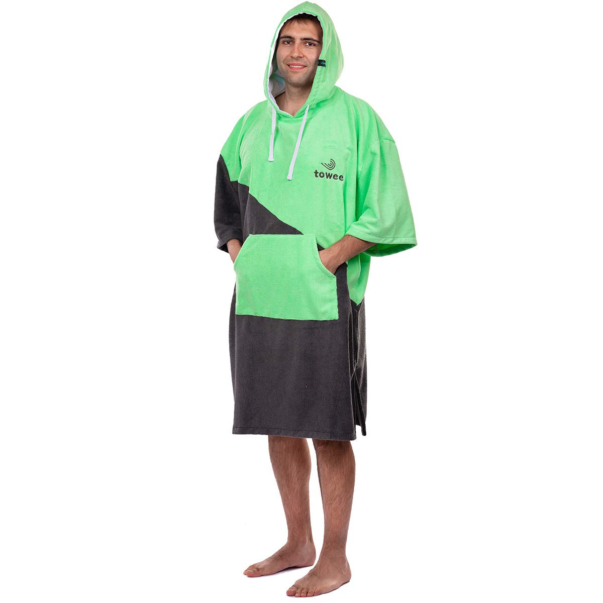 camping bademantel Towee Surf Poncho, Handtuch mit Kapuze, für Damen und Herren (Grün, 80 x 115 cm) Fashion Nennwerte:50,00 € Hamax Caress Observer Mini WERKHAUS25