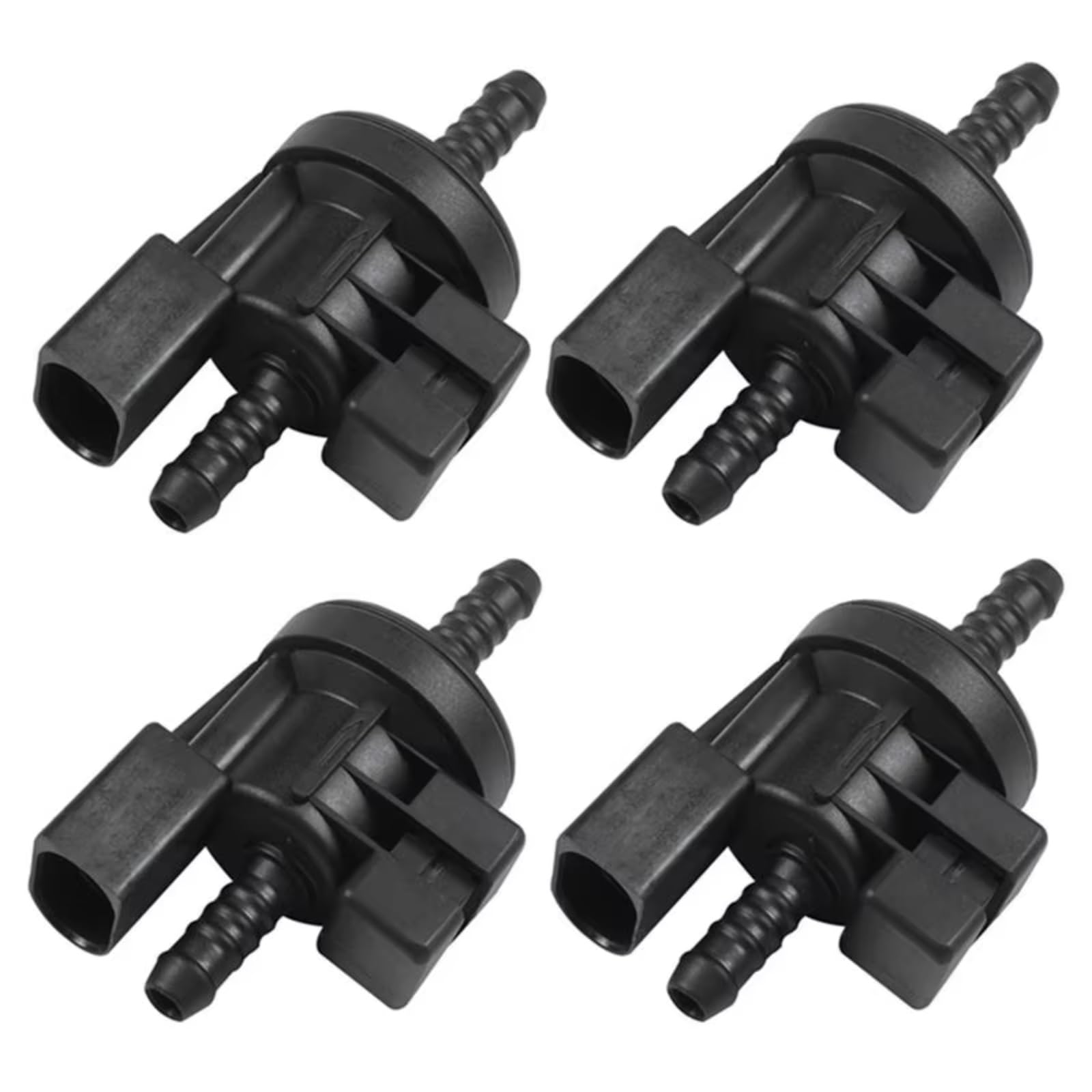 Yaqemoe One Color Turbo Solenoid Valve Compatible With A3 For S3 2004-2013 For A4 2005-2008 4Pcs Solenoid Valve Fuel For Vapor Canister Purge Accessories 0280142431