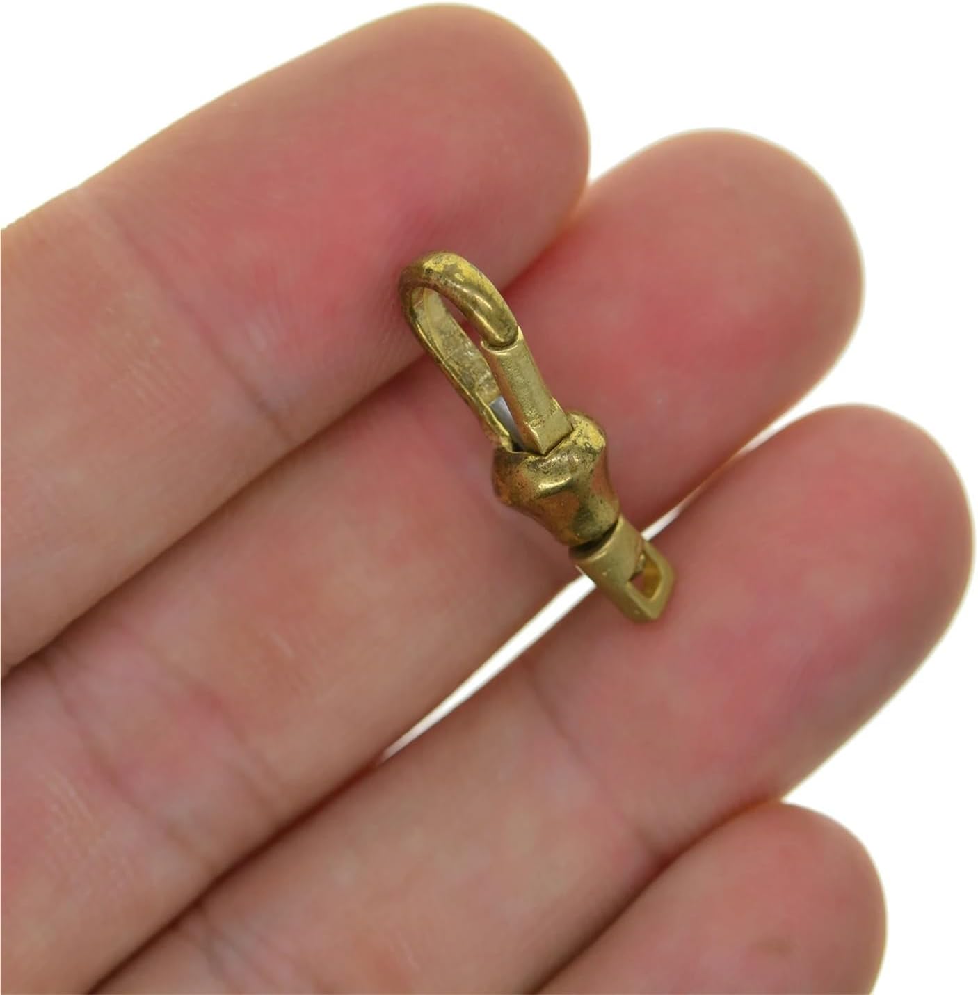 Pocket Watch Swivel Clip Chain 6 Pcs Mini Small Solid Brass Pocket Watch Swivel Clip Chain Spring Snap Hook 23mm 0.9 Inch Buckle