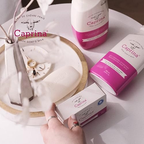 Miniatura 3 de Caprina by Canus Amazing Body Wash, aceite de orquídea, con leche de cabra canadiense fresca, jabón suave, hidratante, vitamina A, B2, B3 y más,