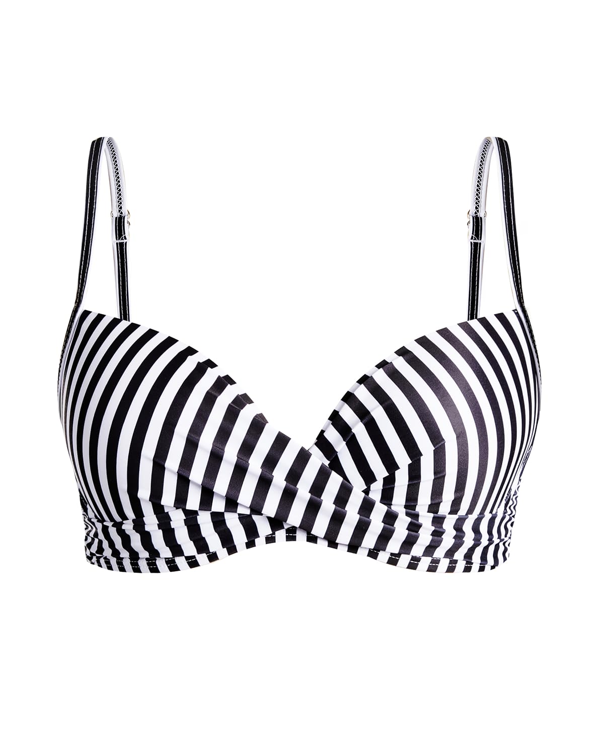 Aqua Eve Haut de bikini à armatures pour femme - Haut de bain push-up rembourré 2025