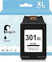 Penguin 301XL Black Ink Cartridge Replacement for HP 301 XL Black Compatible with Officejet 2620 Deskjet 2050 2510 2512 2540 3000 3050A 1000 1010 1050 1055 Envy 5532 4507 4500 5530 Black XL