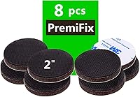 Vista 14 de Almohadillas de goma antideslizantes para muebles 8 piezas 3 pulgadas cuadradas, almohadillas antideslizantes para muebles de madera dura, para sofá