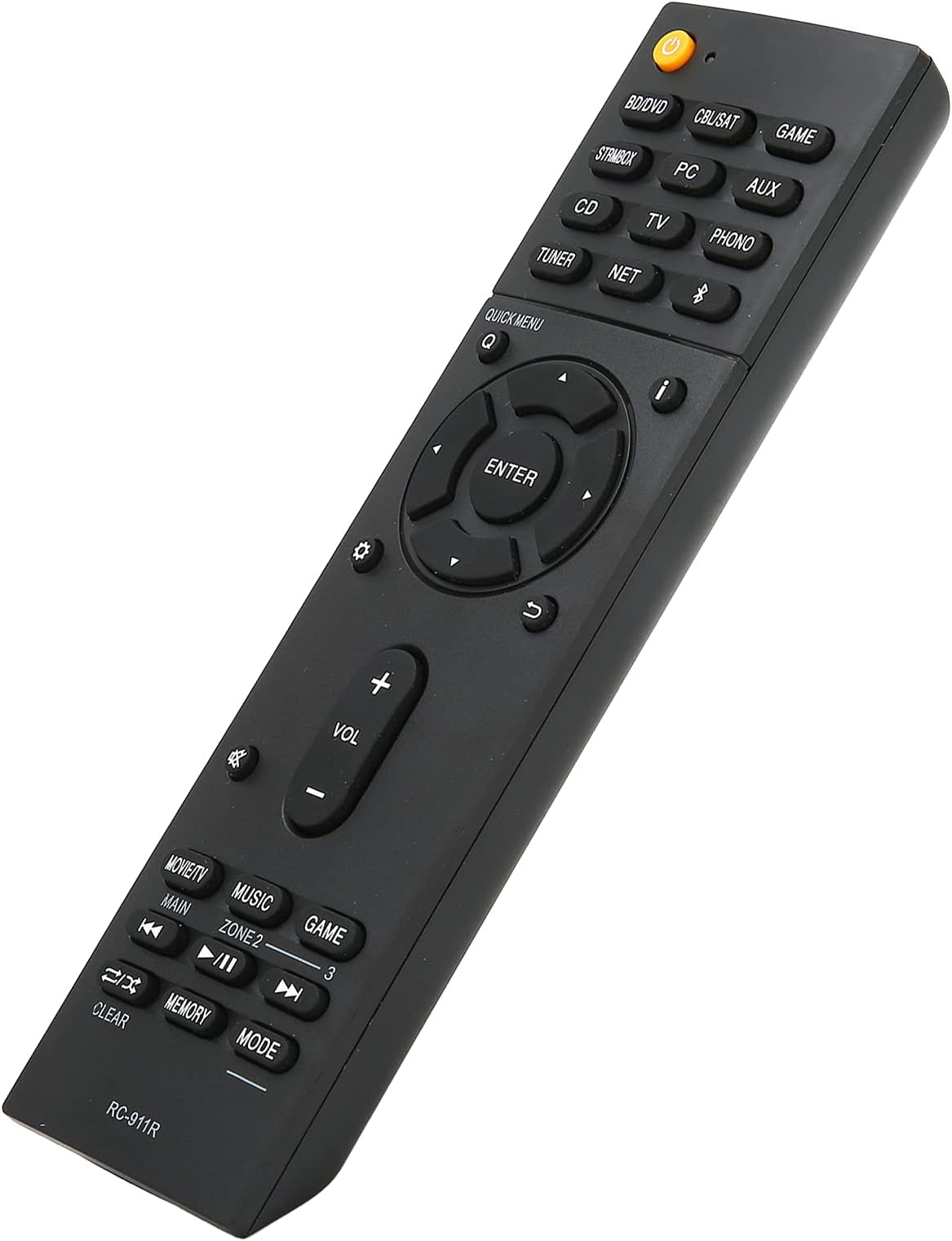 Replacement Remote Control Fit for TX‑NR578 TX‑DS787 TX‑NR777 TX‑NR686 HT‑S7805 TX‑RZ720 AV Receiver Speaker, AV Receiver Speaker Universal Remote Control