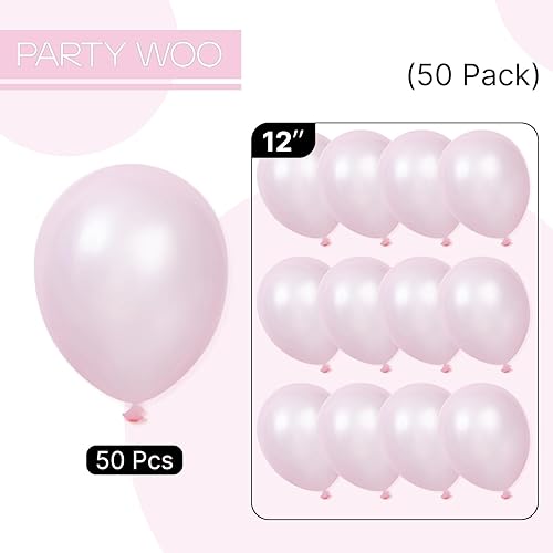 Vista 374 de PartyWoo Globos dorados metálicos, 50 globos metálicos dorados de 12 pulgadas, globos dorados para guirnalda de globos o arco de globos como