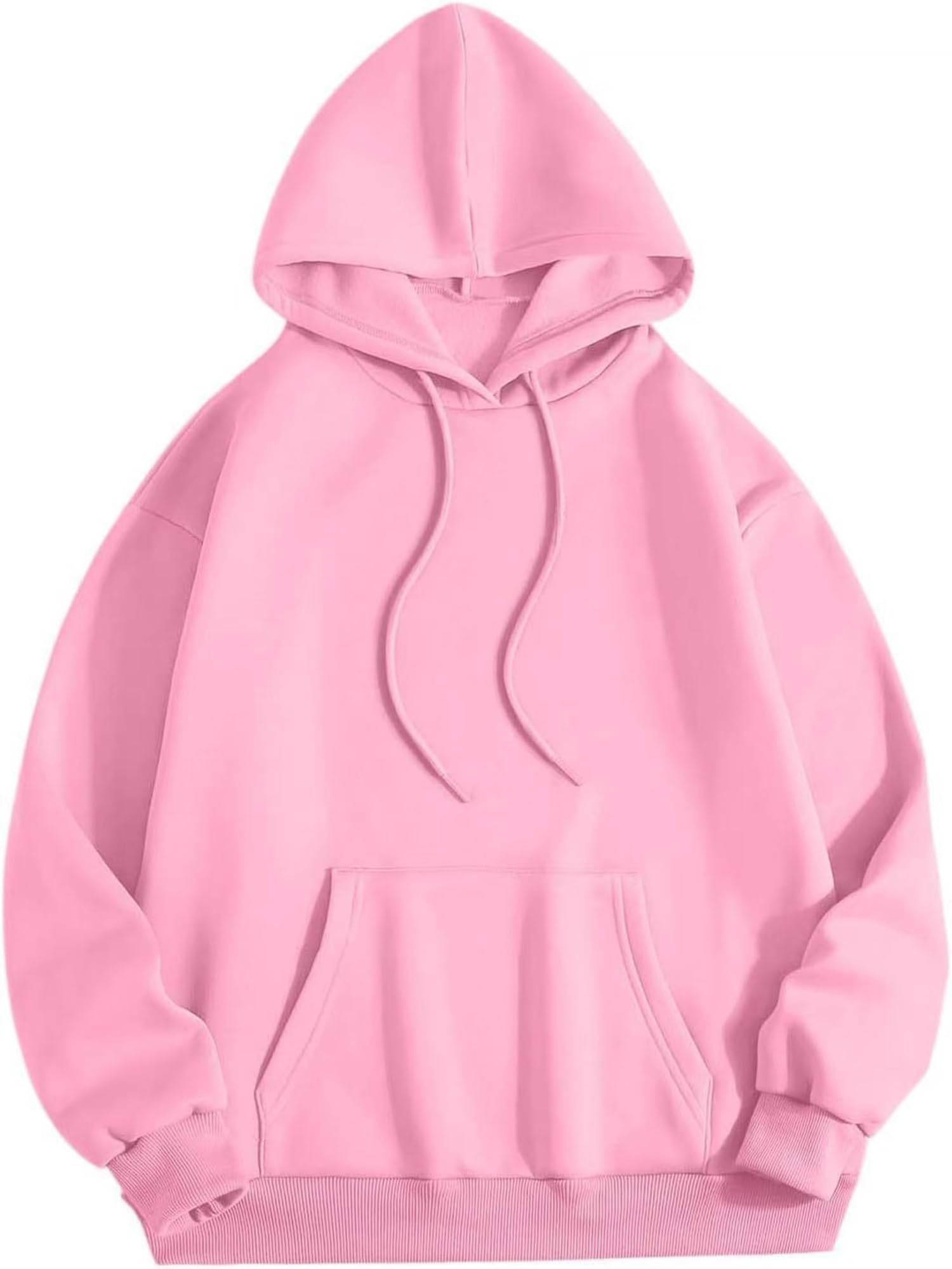 Pink Palm Puff Hoodies for Teen Girls Women (S=TAG SIZE L, M=TAG SIZE XL, L=TAG SIZE XXL, XL=TAG SIZE 3XL) M Pink
