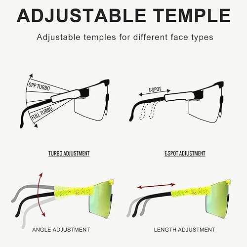 Miniatura 2 de Gafas de sol de ciclismo gafas de protección UV 400 para hombres y mujeres deportes al aire libre pesca correr béisbol gafas de sol a prueba de