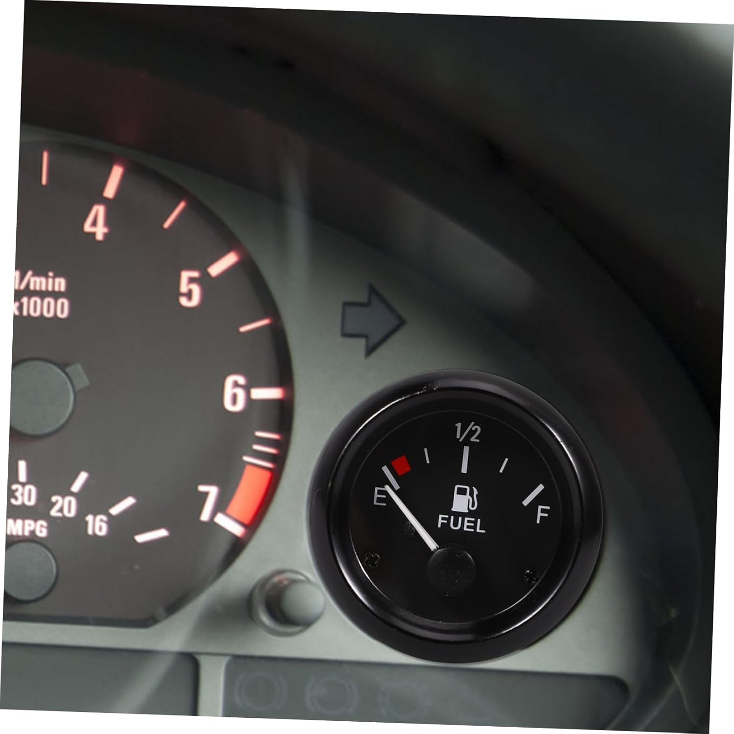 Mobestech 12V Car Fuel Gauge with High Brightness LED Display Accurate Fuel Level Indicator for Vehicle Brands and Models Durable Construction for Various Environments