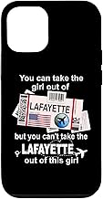 iPhone 12/12 Pro Girl from Lafayette Boarding Pass - Flight Ticket Lafayette Case