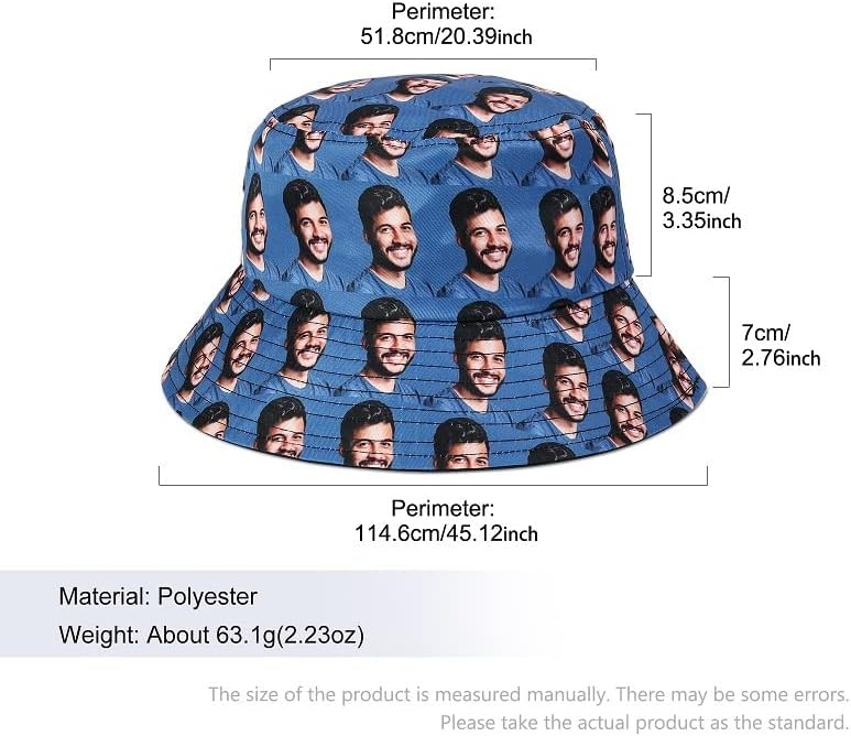 Glooraca Personalized Bucket Hat with 